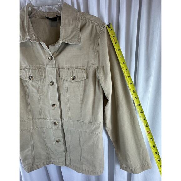 ERIKA Utility Jacket, Khaki, Sz: M, 70-00 - Picture 5 of 12